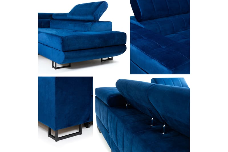 Warwick Sofa med Sjeselong 3-seter - Brun - Møbler - Sofaer - Sofa med chaiselong