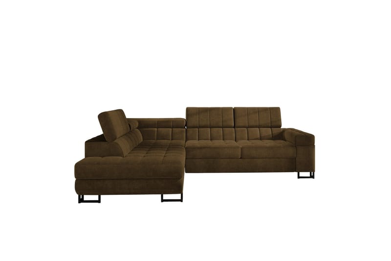 Warwick Sofa med Sjeselong 3-seter - Brun - Møbler - Sofaer - Sofa med chaiselong