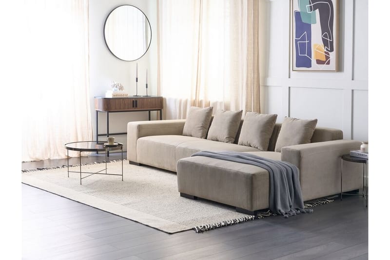 Westerfeld Hjørnesofa 4-personers - Beige - Møbler - Sofaer - Hjørnesofa