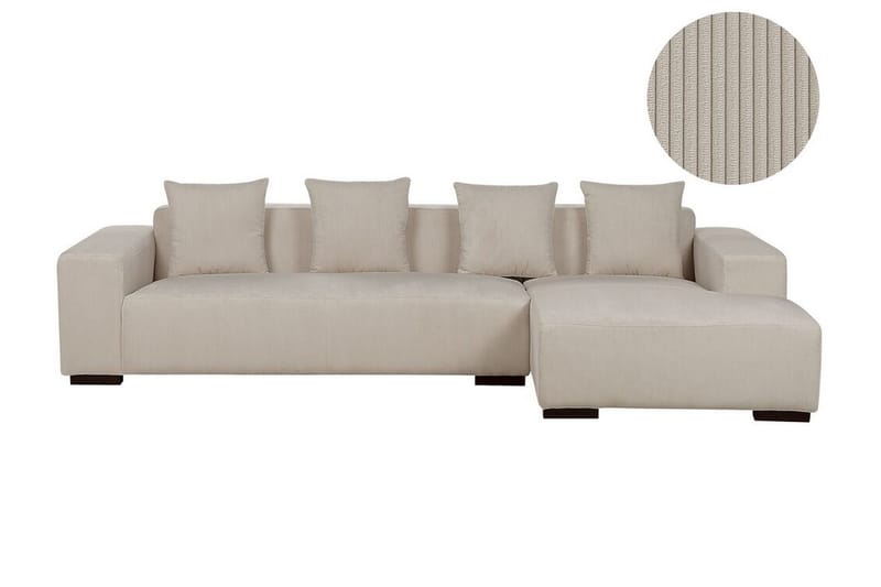 Westerfeld Hjørnesofa 4-personers - Beige - Møbler - Sofaer - Hjørnesofa