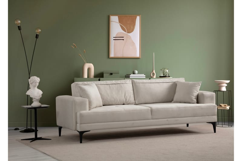 Winskill 3-personers Sofa - Ecru - Møbler - Sofaer - 3 personers sofa