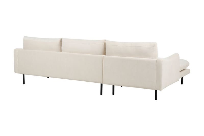 Woodal Hjørnesofa 4-personers - Beige/Sort - Møbler - Sofaer - Hjørnesofa