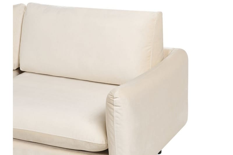 Woodal Hjørnesofa 4-personers - Beige/Sort - Møbler - Sofaer - Hjørnesofa