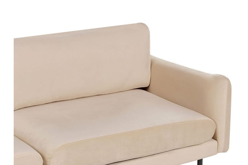 Woodal Sofa 3-personers - Beige/Sort - Møbler - Sofaer - 3 personers sofa