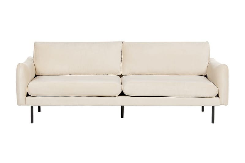 Woodal Sofa 3-personers - Beige/Sort - Møbler - Sofaer - 3 personers sofa