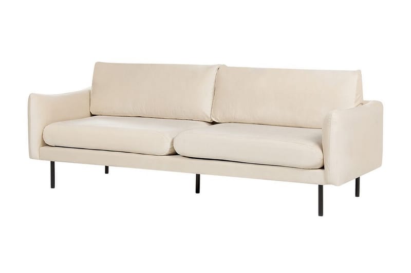 Woodal Sofa 3-personers - Beige/Sort - Møbler - Sofaer - 3 personers sofa