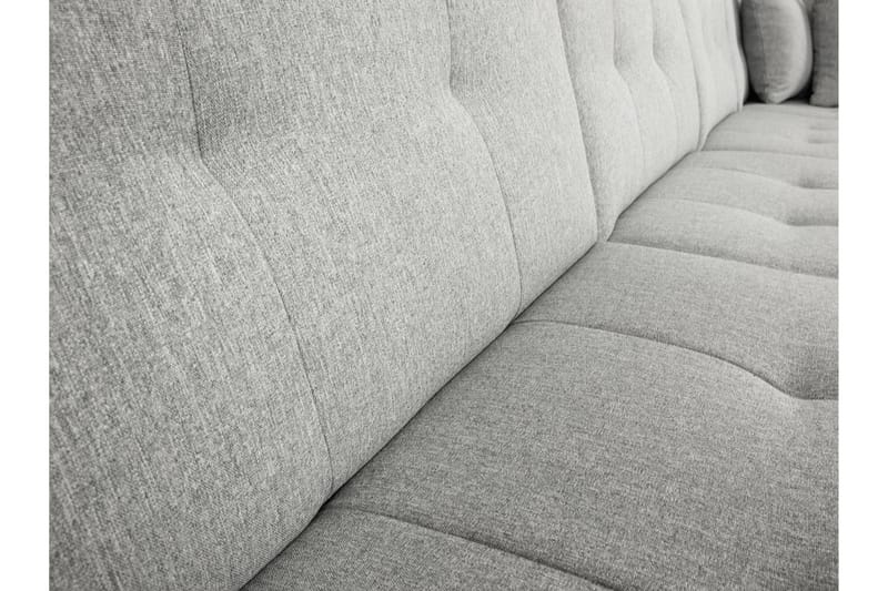 Zumar Sofa med Chaiselong og Divan 4-personers - Sort/Grøn - Møbler - Sofaer - U Sofa