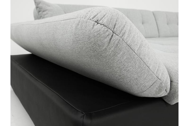 Zumar Sofa med Chaiselong og Divan 4-personers - Blå - Møbler - Sofaer - U Sofa