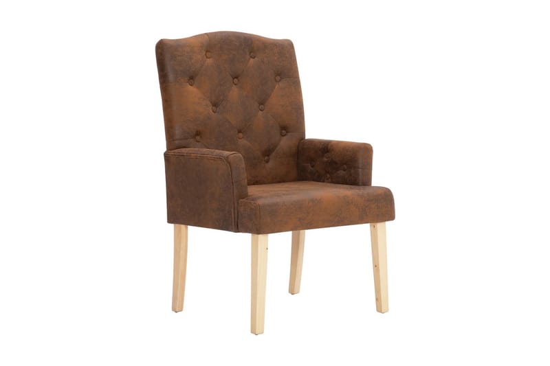 spisebordsstole 6 stk. bøjet træ og kunstlæder cremefarvet - Spisebordsstole & køkkenstole - Armstole