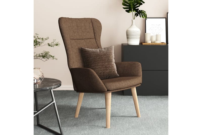 beBasic lænestol stof brun - Brun - Lænestole
