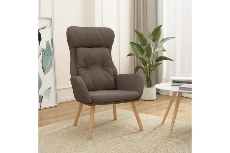beBasic lænestol stof gråbrun - GrÃ¥brun - Lænestole