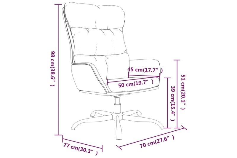 beBasic lænestol stof mørkegrå - GrÃ¥ - Møbler - Stole & lænestole - Lænestole