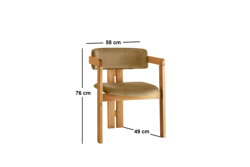 Dylana Armstol - Eg - Møbler - Stole & lænestole - Spisebordsstole & køkkenstole