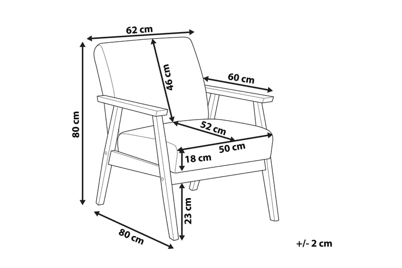 Asnes Lænestol - Brun - Møbler - Stole & lænestole - Lænestole