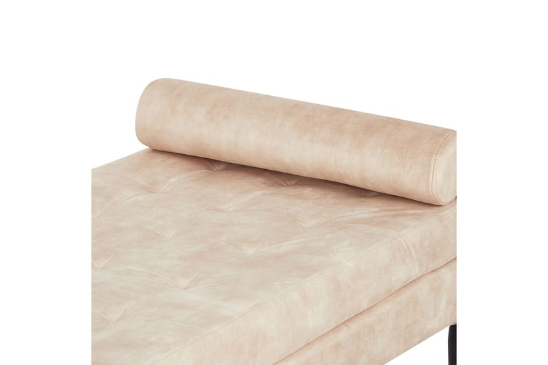 Faralov Chaiselong 73 cm - Beige/Sort - Møbler - Stole & lænestole - Lænestole - Chaiselong lænestol & Divan lænesto