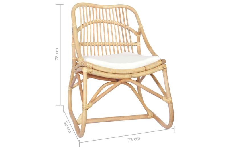 rattanstol linned - Møbler - Stole & lænestole - Lænestole