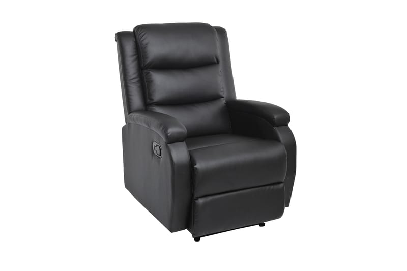 Bengt Recliner med Ottoman - Sort - Møbler - Stole & lænestole - Lænestole - Recliner lænestol