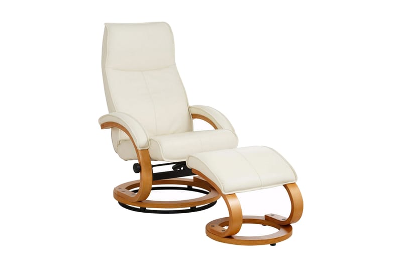 Pasha Reclinerlænestol læder - Beige - Møbler - Stole & lænestole - Lænestole - Recliner lænestol