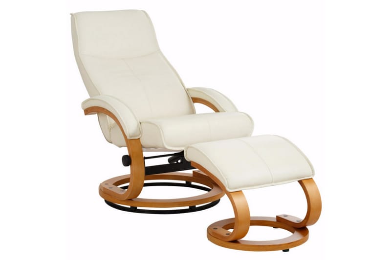 Pasha Reclinerlænestol læder - Beige - Møbler - Stole & lænestole - Lænestole - Recliner lænestol