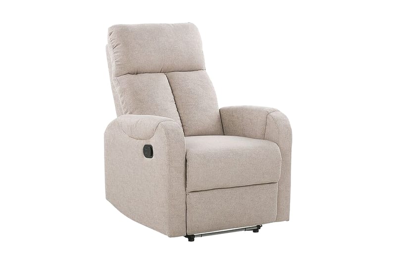 Rautela Lænestol LED-belysning + USB-port - Beige - Møbler - Stole & lænestole - Lænestole - Recliner lænestol