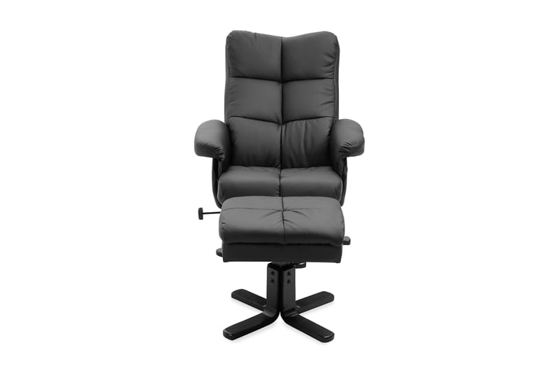 Sven Recliner med Ottoman - Svart - Møbler - Stole & lænestole - Lænestole - Recliner lænestol