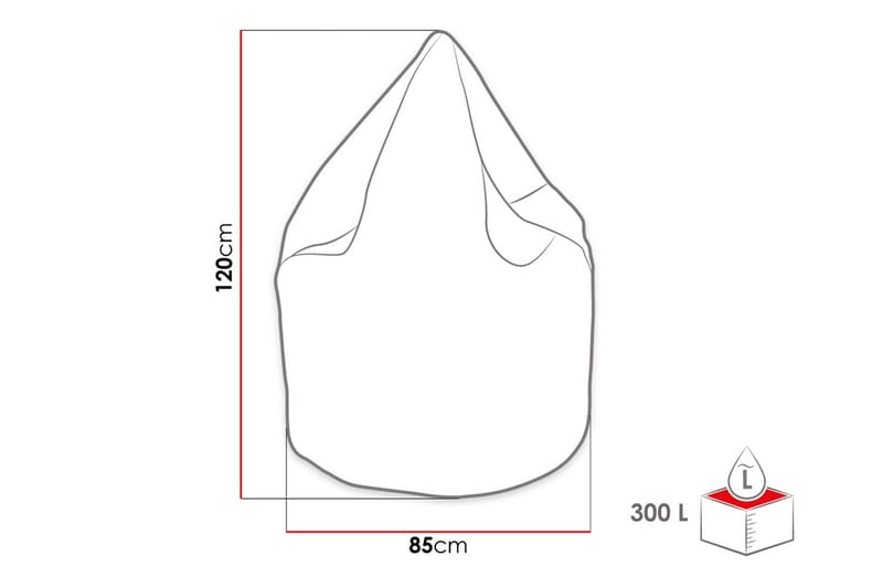 Buzzie Ottoman - Møbler - Stole & lænestole - Sækkestol