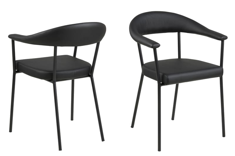 Sardo Armlænsstol - Sort - Spisebordsstole & køkkenstole - Armstole