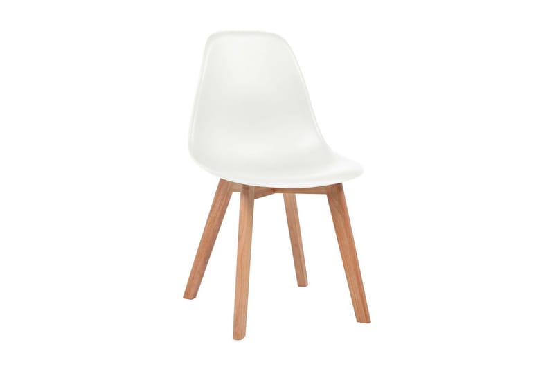 Spisebordsstole 2 Stk. Hvid - Hvid - Spisebordsstole & køkkenstole - Armstole
