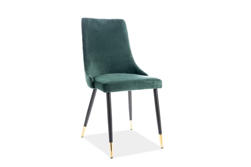 Apiano Spisebordsstol 2 stk - Velour/Grøn - Spisebordsstole & køkkenstole