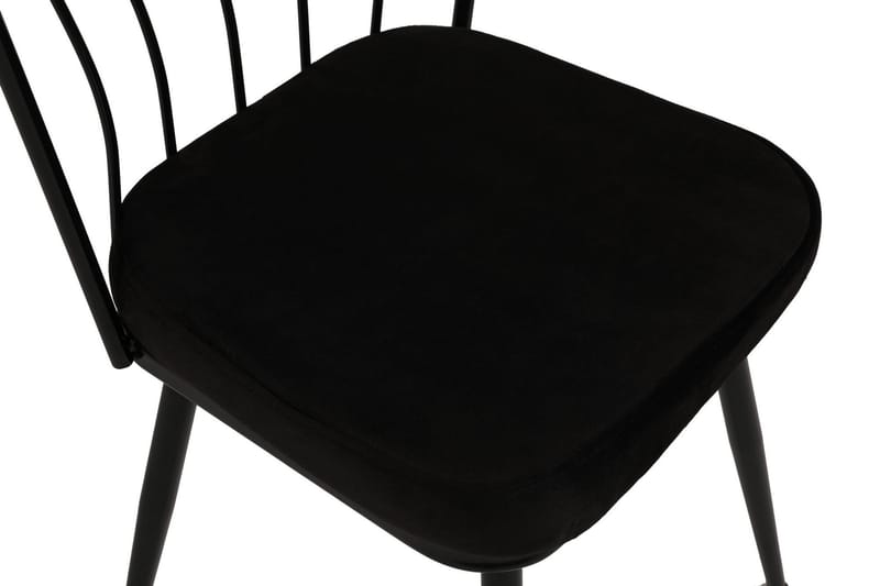 Geeknoll Spisebordsstol 4 stk - Sort - Spisebordsstole & køkkenstole