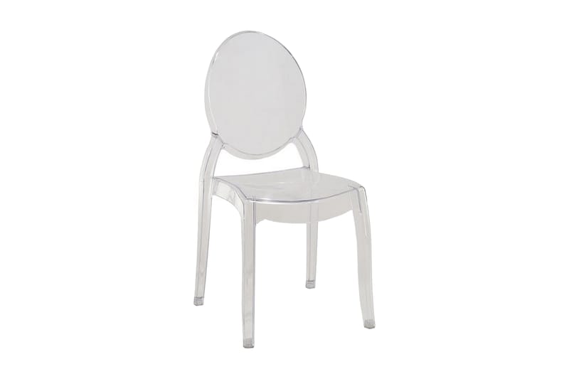 Merton stolsæt til 2 stk - Gennemsigtig - Spisebordsstole & køkkenstole