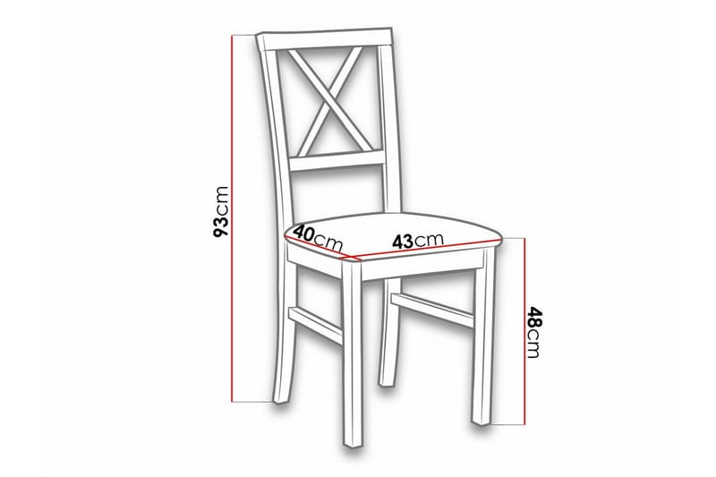 Roma Spisestol - Træ/Sort - Møbler - Stole & lænestole - Spisebordsstole & køkkenstole