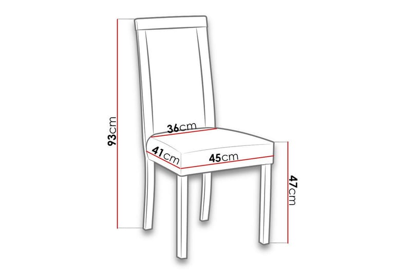 Rowden Spisestol - Grå - Møbler - Stole & lænestole - Spisebordsstole & køkkenstole