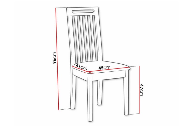 Rowden Spisestol - Sort - Møbler - Stole & lænestole - Spisebordsstole & køkkenstole