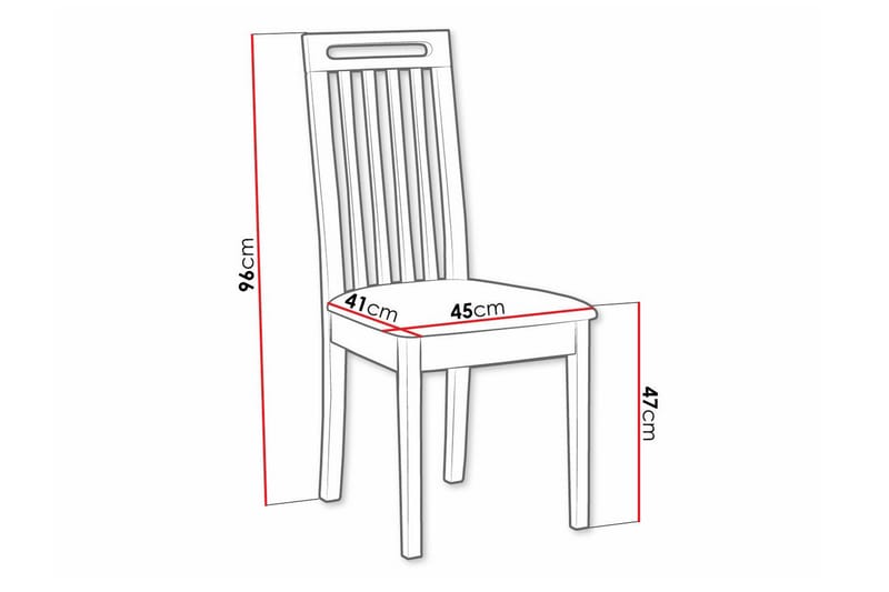 Rowden Spisestol - Sort - Møbler - Stole & lænestole - Spisebordsstole & køkkenstole