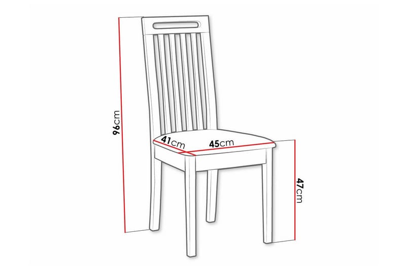 Rowden Spisestol - Sort - Møbler - Stole & lænestole - Spisebordsstole & køkkenstole