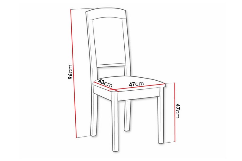 Rowden Spisestol - Sort - Møbler - Stole & lænestole - Spisebordsstole & køkkenstole