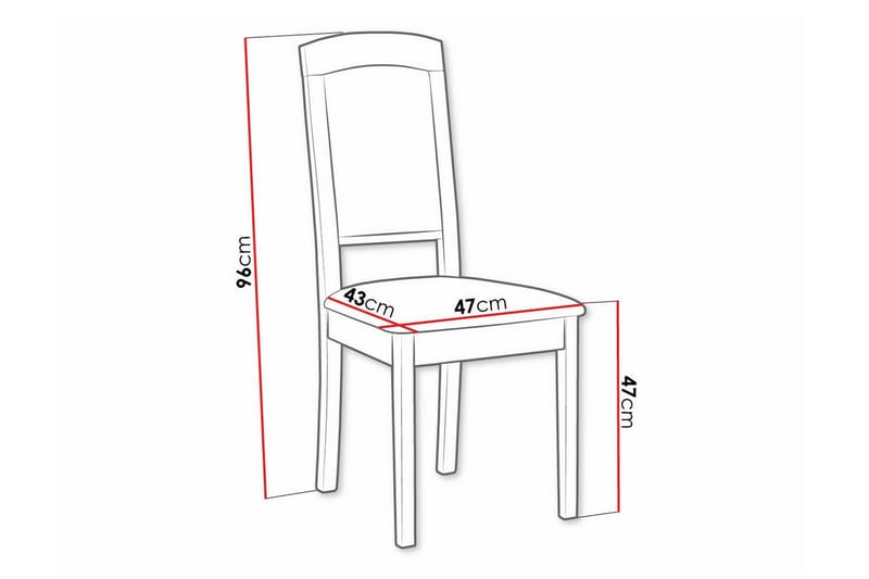 Rowden Spisestol - Sort - Møbler - Stole & lænestole - Spisebordsstole & køkkenstole