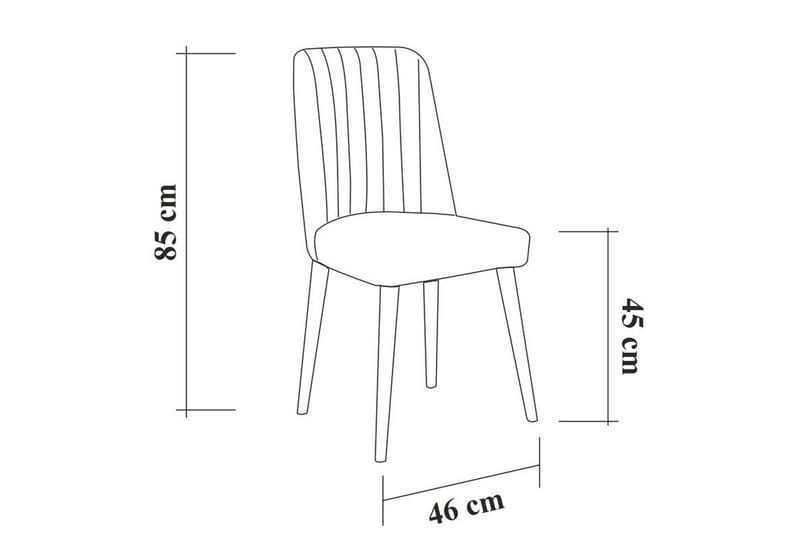 Shundrea Stol 85 cm - Valnød - Møbler - Stole & lænestole - Spisebordsstole & køkkenstole