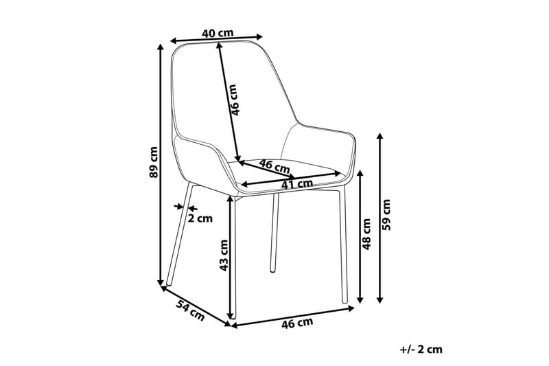 Stalltorp Stol 2 stk - Grøn - Møbler - Stole & lænestole - Spisebordsstole & køkkenstole