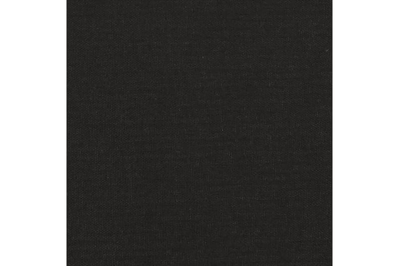 beBasic fodskammel 45x29,5x39 cm stof sort - Sort - Puf