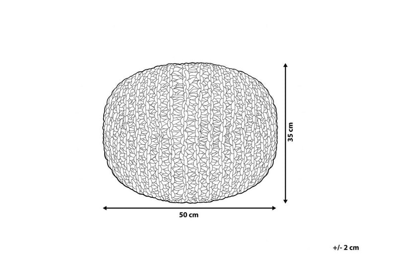 Conrad Ii sædehynde 50 cm - Grå - Møbler - Stole & lænestole - Taburet & skammel - Ottoman