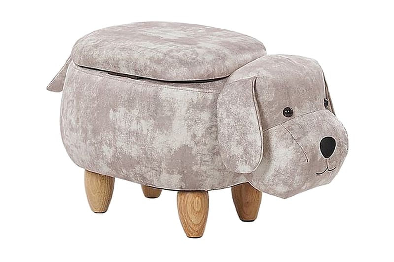Doggy Ottoman med Opbevaring - Beige - Siddemøbler med opbevaring - Ottoman & siddepuf med opbevaring - Ottoman