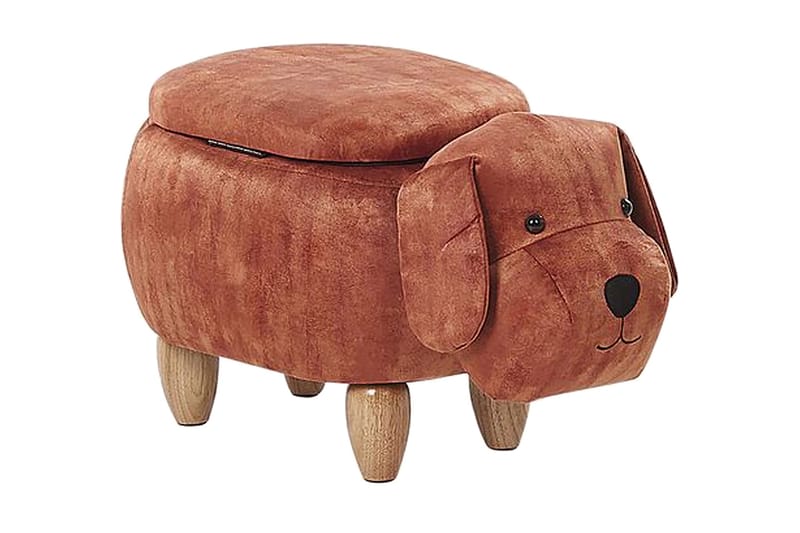 Doggy Ottoman med Opbevaring - Brun - Møbler - Stole & lænestole - Taburet & skammel - Ottoman