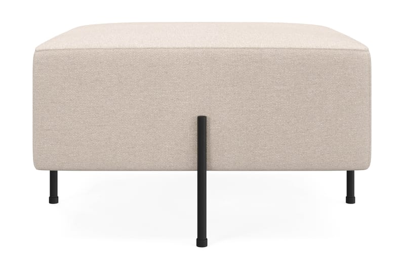 Menard Compact Puf 70 cm Kvadratisk - Beige - Møbler - Stole & lænestole - Taburet & skammel - Ottoman