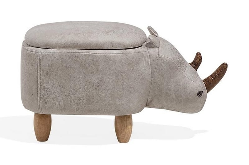 Rhino siddepuf 60 cm - Grå - Møbler - Stole & lænestole - Taburet & skammel - Ottoman