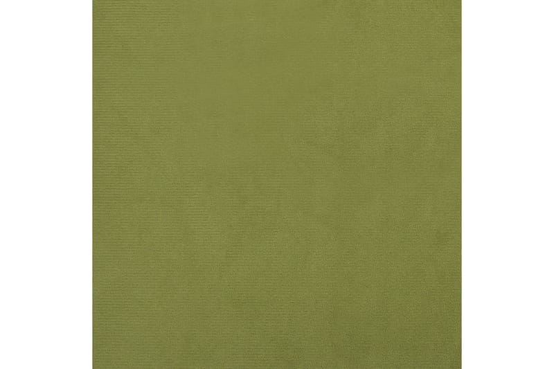 fodskammel 78x56x32 cm fløjl lysegrøn - Grøn - Puf