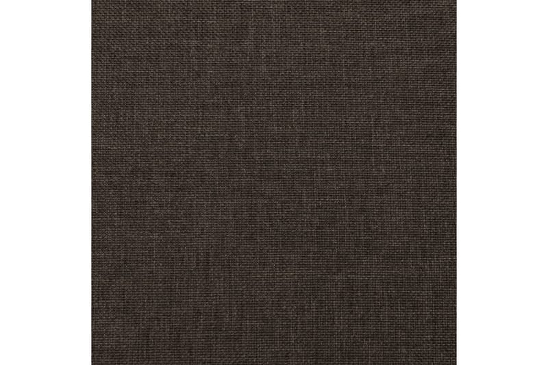 fodskammel 78x56x32 cm stof mørkebrun - Brun - Puf