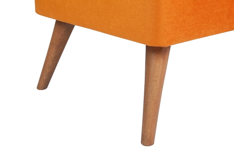 Mostert Fodskammel - Orange - Møbler - Stole & lænestole - Taburet & skammel - Puf