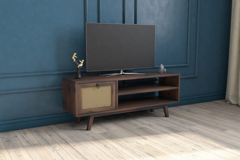 Julee Tv-bord 120x30 cm Brun - Hanah Home - Møbler - TV borde & mediemøbler - TV-borde